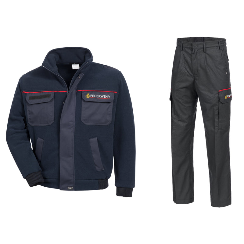 Flammgard Baden-Württemberg Herren Kollektion-Set | Fleecejacke/Hose