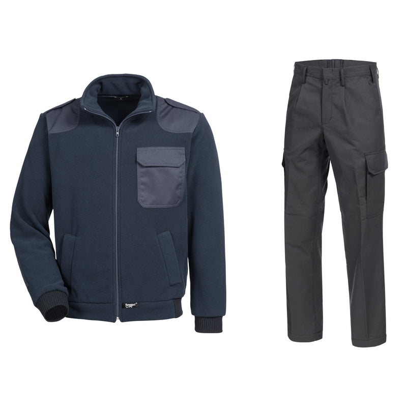 Flammgard Klassik Herren Kollektion-Set | Fleecejacke/Hose